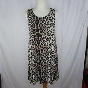 Reversable Cheetah/Leopard Mini Dress No Tags